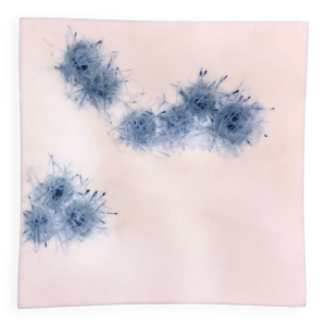 Plat carré en opaline - gilbert