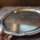 Oval metal plate