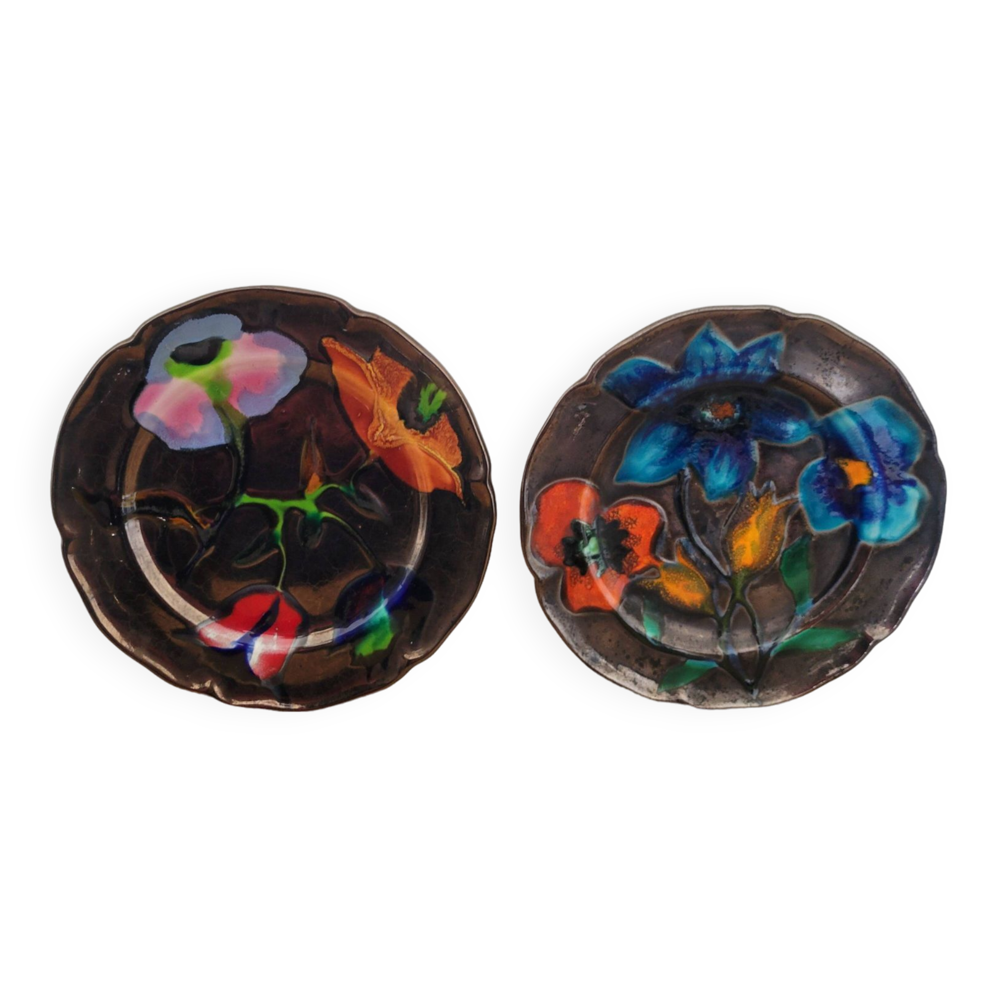 Pair of ceramic plates Ricard 0. Sprouk 60s