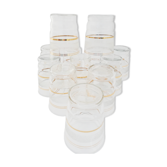 Lot de verres granité