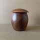 Old turned wooden box