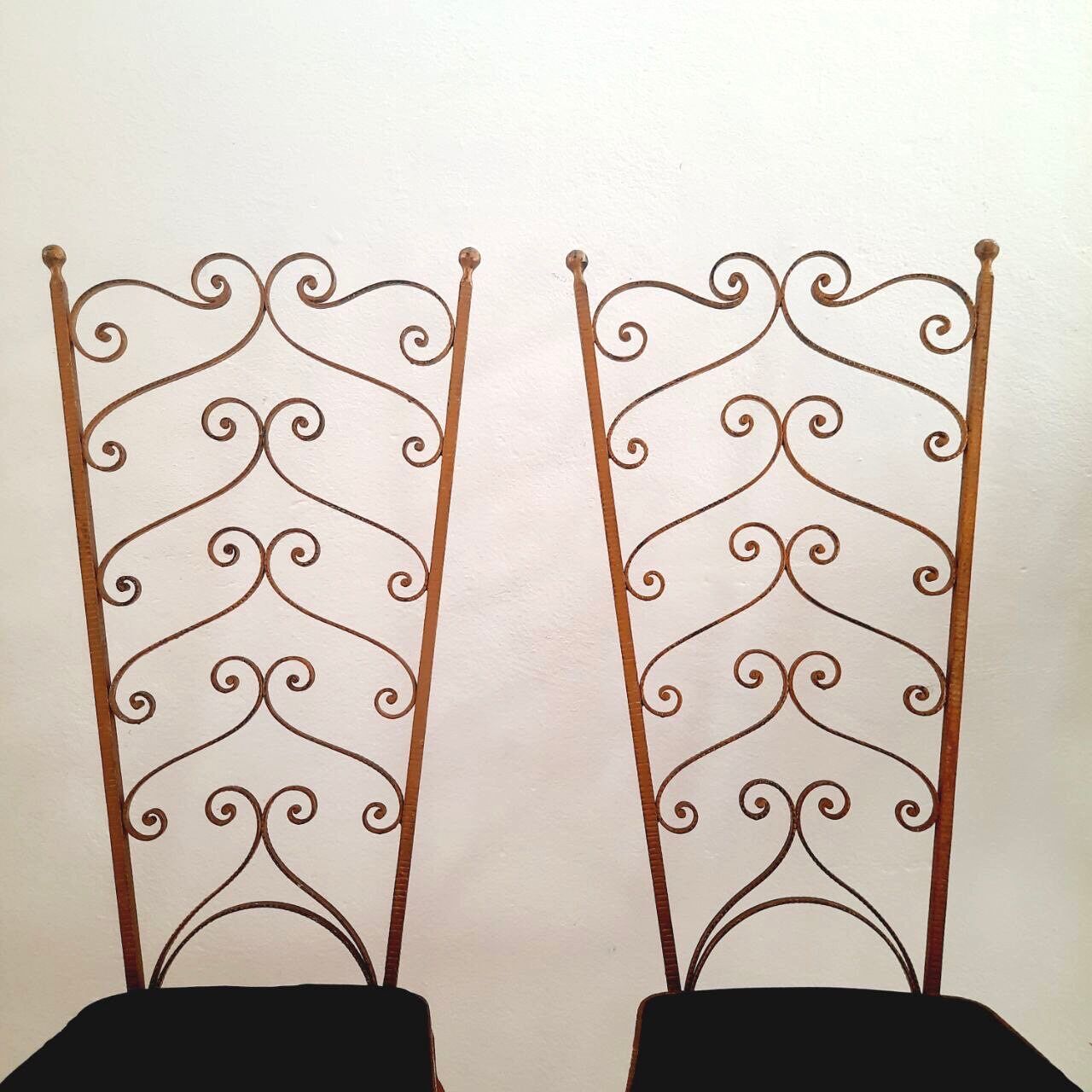 Pair of vintage chairs, design Pier Luigi Colli