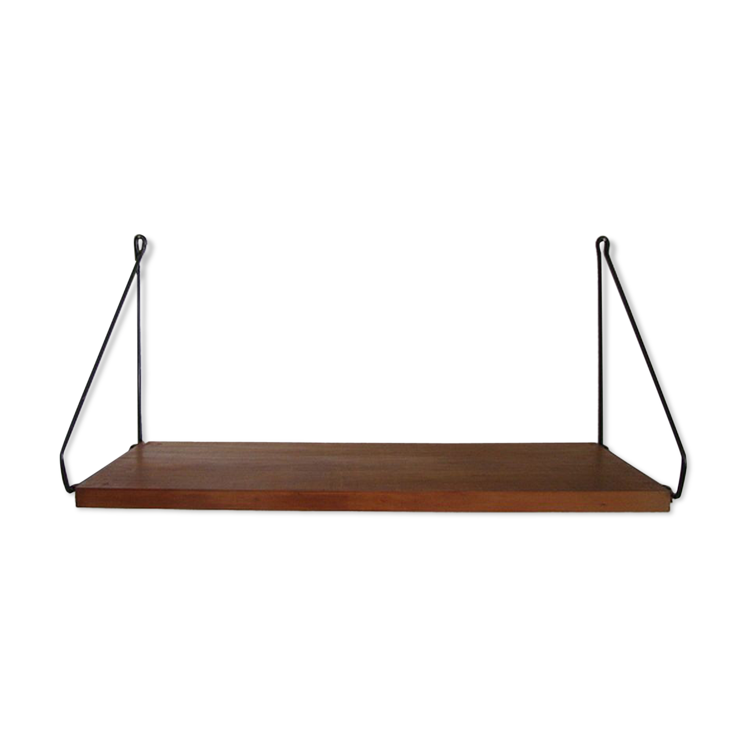 Étagère murale vintage bois 1960