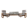 1960s 1970s Teak Sofa & 2 Easy Chairs by Holstebro Møbelfabrik A/S