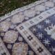 Vintage Turkish Oushak rug 136x202 cm