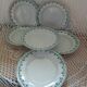 6 antique ironstone plates