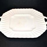 Antique octagonal dish in English "Bone China" opaque cream earthenware COPELAND SPODE England