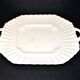 Antique octagonal dish in English "Bone China" opaque cream earthenware COPELAND SPODE England