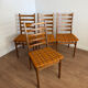 Set of 4 Scandinavian chairs from the 60s/70s.