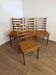 Set of 4 Scandinavian chairs from the 60s/70s.