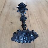 Black metal candle holder/candlestick