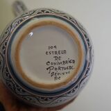 Hand-painted porcelain pitcher