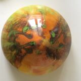 Odeon model mushroom lamp, La Rochère Glassworks France