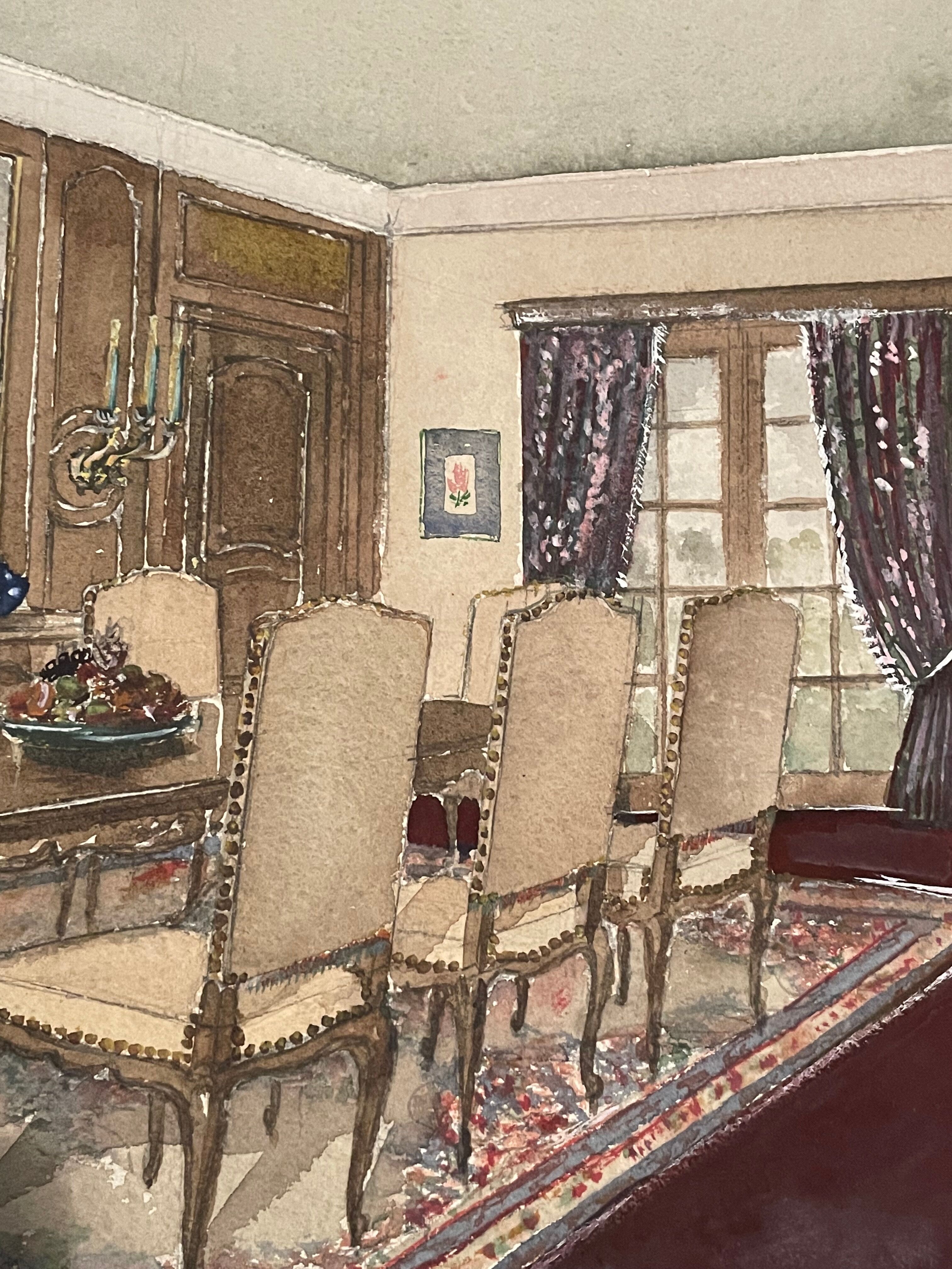 Painting decorative art interior architecture 30-50s