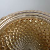 Amber vintage ceiling lamp