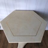 Italian designer pedestal table turri design