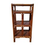 Rattan shelf