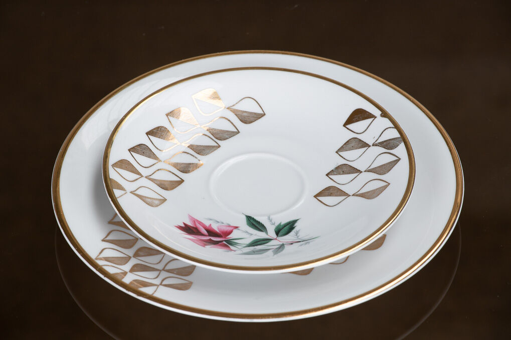 Cup and saucers Bavaria Germany 1950