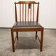 Chaise scandinave 1960 en teck et skaï