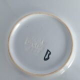 Mid-Century Modern French Blue Plate by Eva Jancke-Björk for Bo Fajans, Sweden