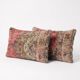 Lot de 2 housses de coussin turque vintage 41x61 cm