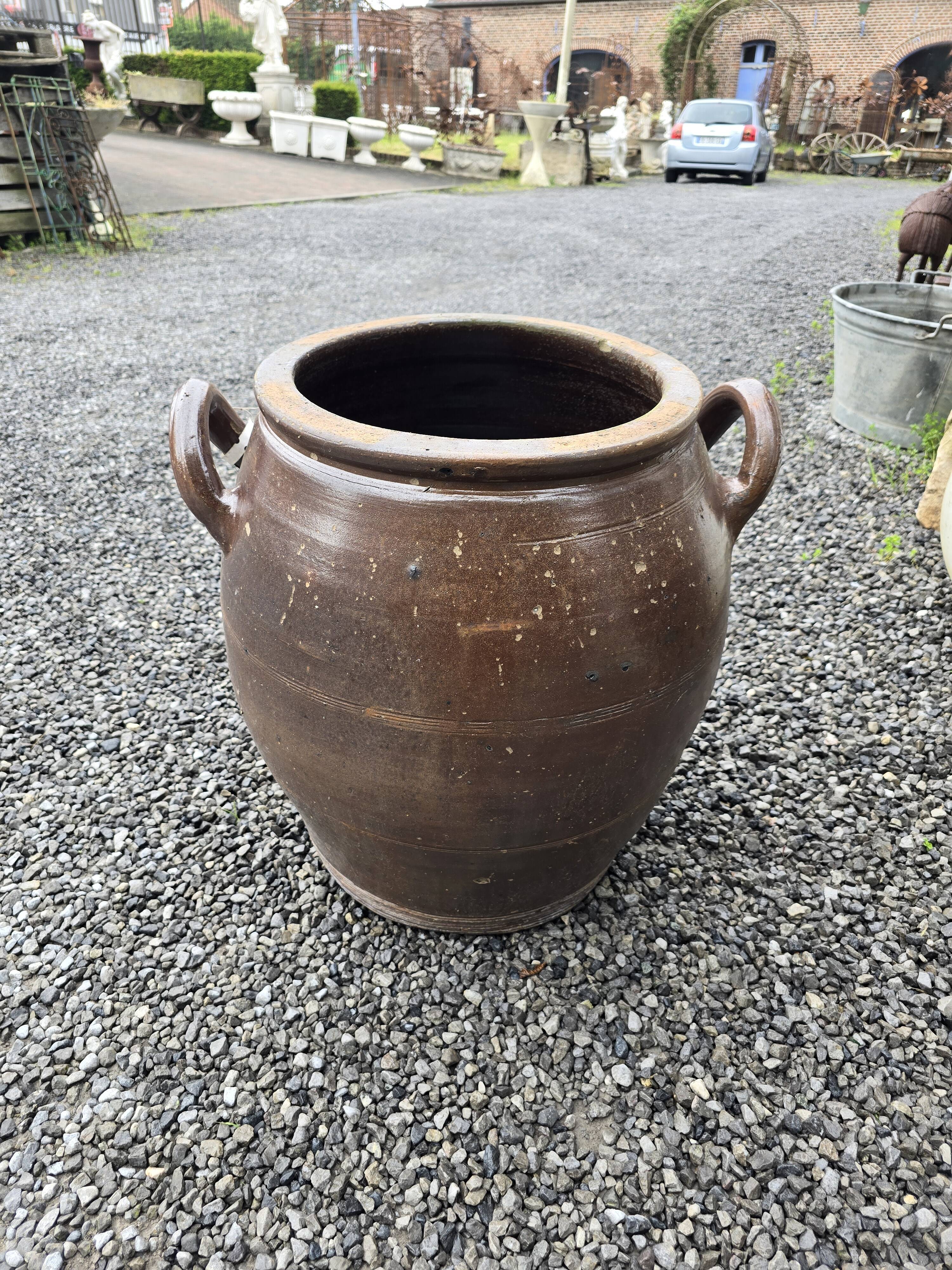 80 liter stoneware salt pan