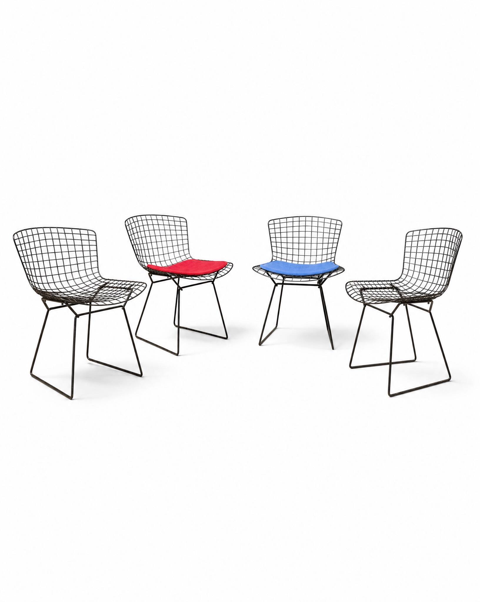 Pair of Harry Bertoia Chairs for Knoll (Vintage Design, Steel)