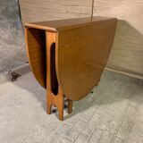 Teak flap table Scandinavian style