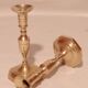 Pair of brass candle holders from the 50s