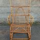 Rocking-chair en rotin , années 50/60