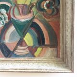 Tableau huile cubiste Nicolas Issaiev