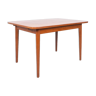 Vintage dutch design extendable teak dining table