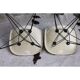 Paire de chaises vintage Charles Eames en coquille d'oeuf et fibre de verre