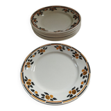 8 Badonviller “Modern” plates