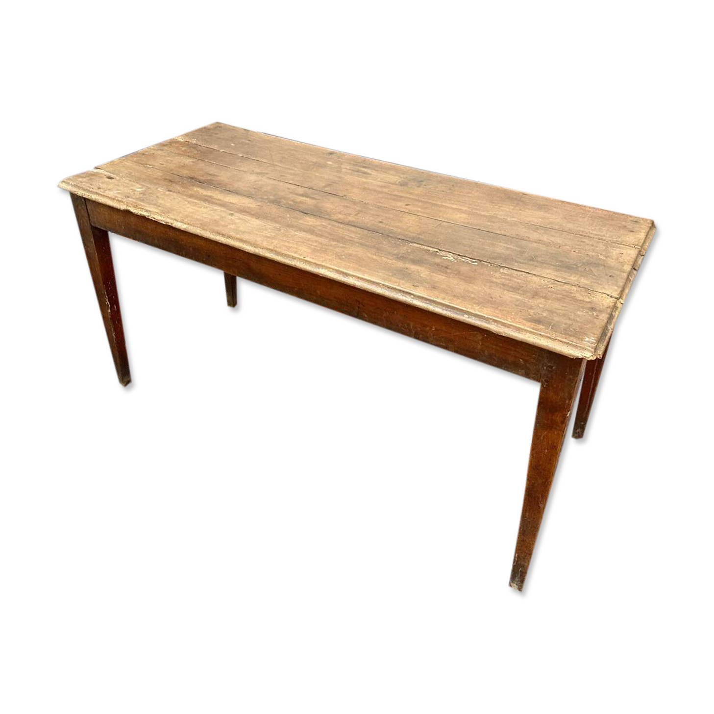 Weathered farm table