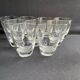 Verres moderne milieu de siècle cristal