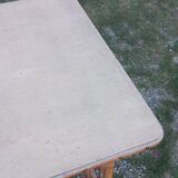 1950s rattan console table