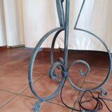 Lampadaire en fer forgé, années 60-70
