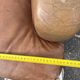 Vintage brown leather living room - 3 seater sofa and 2 matching armchairs