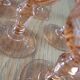 6 verres à pied vintage Rosaline