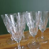 6 VMC champagne flutes in very good condition