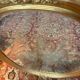 Miroir ovale biseauté bois doré style Louis XVI XIXe siècle
