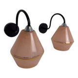 Vintage swan neck wall lights