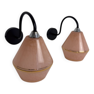 Vintage swan neck wall lights