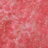 Distressed red turkish vintage rug 303x209 cm