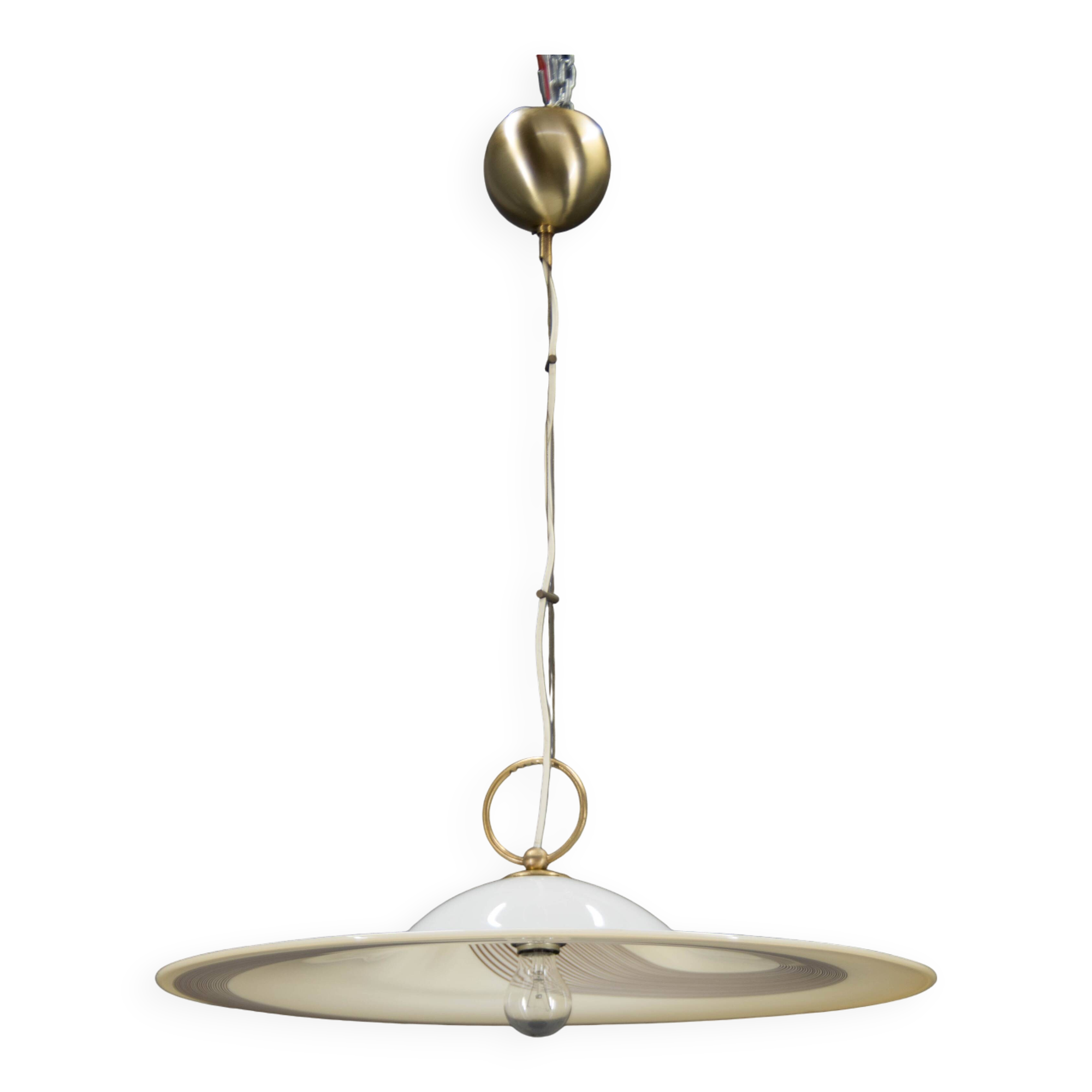 Murano Glass Pendant, Italy, 1980s