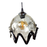 Organic suspension lamp Space Age in Murano glass by Mazzega – 1970s