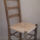 Chaise campagnarde assise en corde