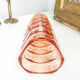 Art Deco geometric pink vase