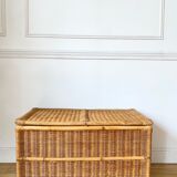 Antique wicker chest